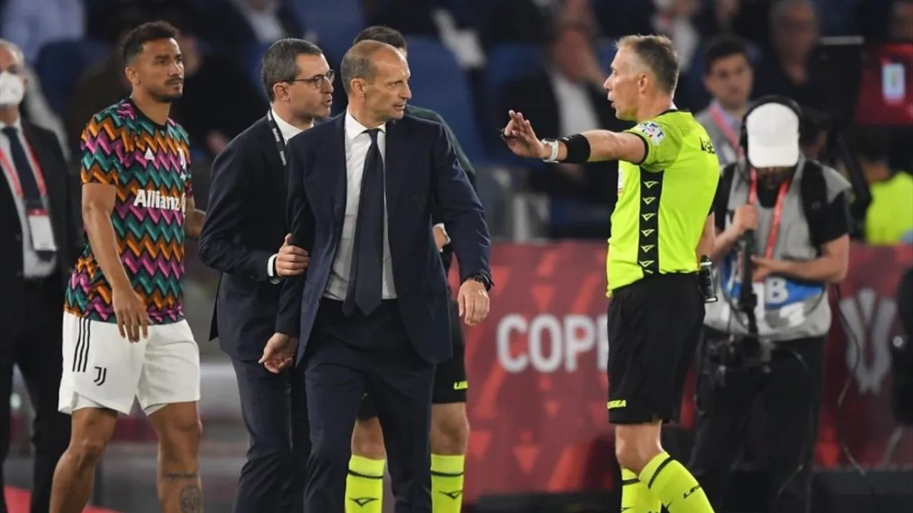Kerugian Bagi Pelatih Juventus Allegri Tidak Bisa Ikut Dalam Dua Pertandingan Mendatang