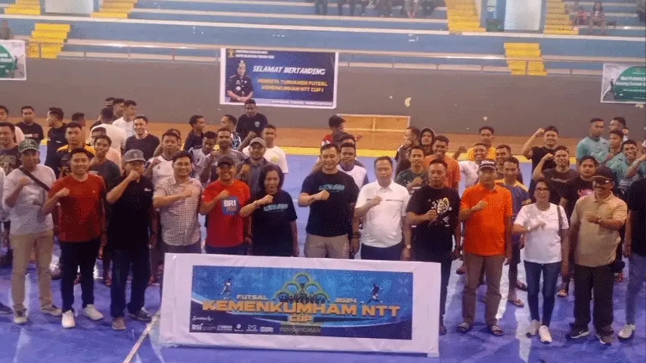 Menyemarakkan Hari Pengayoman: Kanwil Kemenkumham NTT Tampilkan Bakat Futsal Terbaik